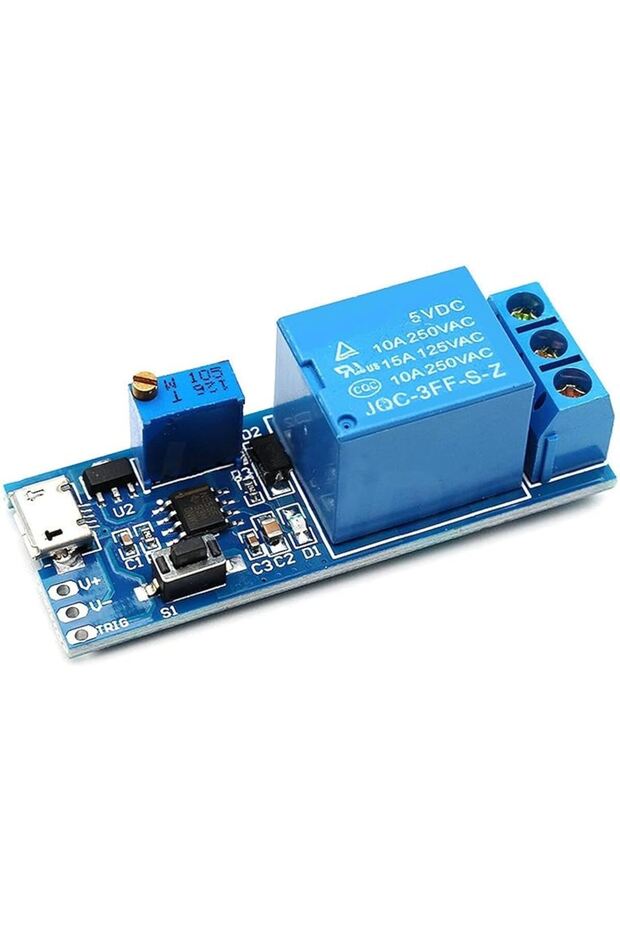 2C20 Timer Module Trigger Delay Relay Module 5-30V Micro USB Power