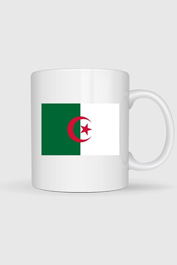 Algeria Flag Printed Mug