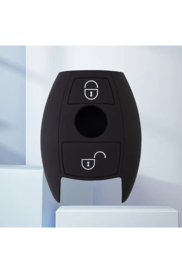 Mercedes Compatible Silicone Key Case Cover 2-Key Model 2. Please See the Manual.