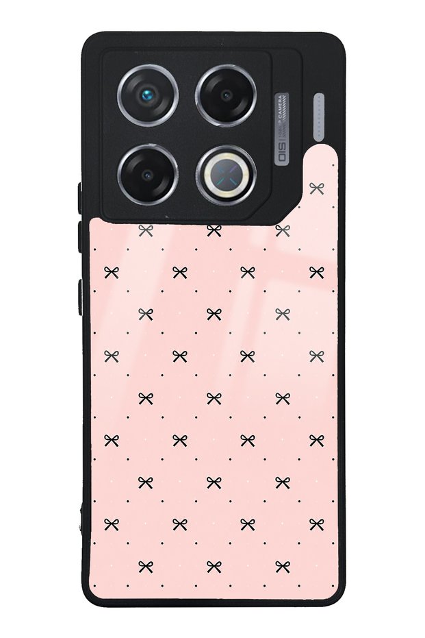 Infinix Gt 20 Pro Glossy Phone Case with Cream Coquette Pattern Design