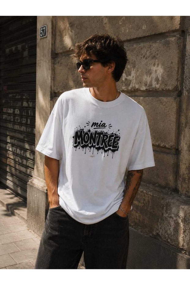 Men's Oversize Printed 100% Cotton T-shirt