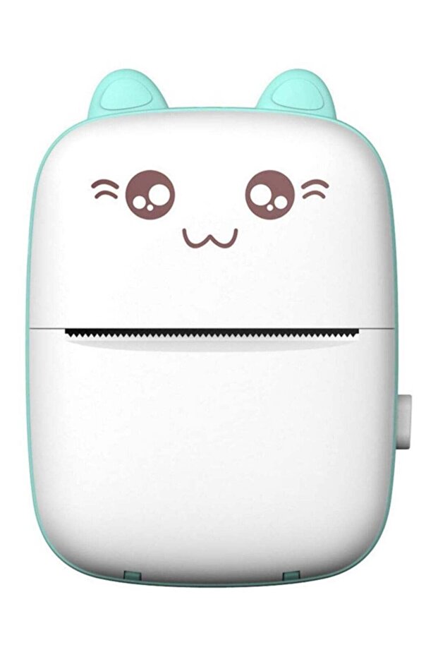 Portable Pocket Printer BT Thermal Printer with Thermal Printing Paper USB Cable for Note Photo Web Document Printing