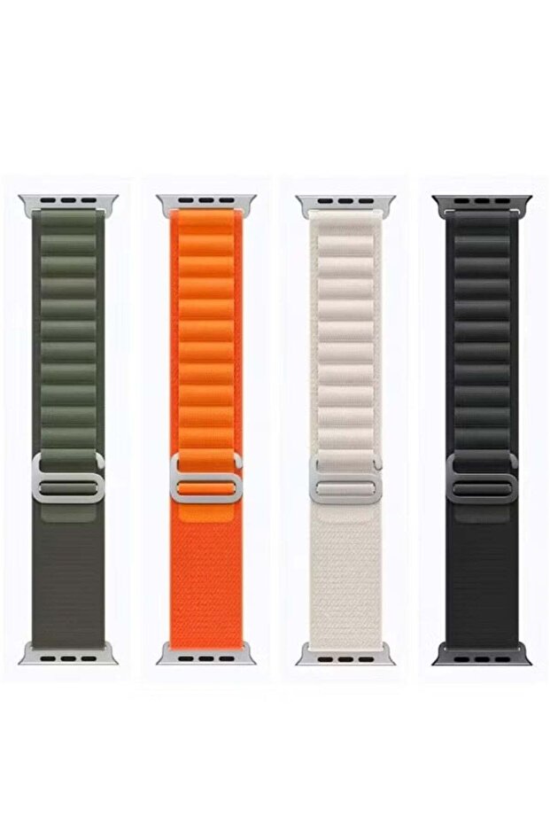 4 Pack Replacement Apple Watch Ultra Alpine Loop Bands with Titanium G-Hook – Sweat & Water Resistant