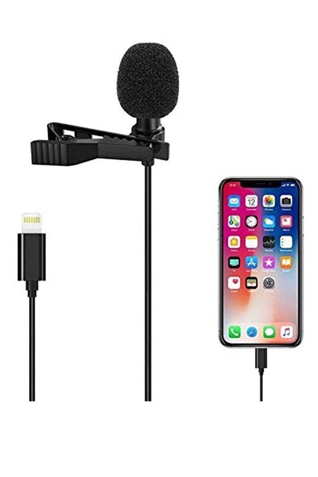 ELTRAZONE iPhone Lavalier Microphone - VD-LL1 Lightning Adapter Lav Lapel Clip-on Omnidirectional Condenser Mic