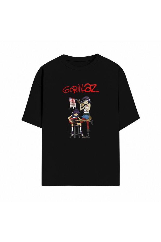 Gorillaz Design Premium Unisex Cotton T-Shirt | Specially Designed High-Quality Printed T-Shirt