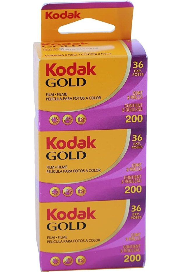 Gold 200 Foil Vertical Pack of 3 GB135-36