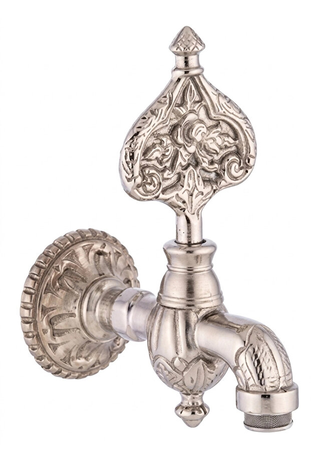 Patterned Ottoman Faucet Pvd - Satin (with Hidden Polisher)