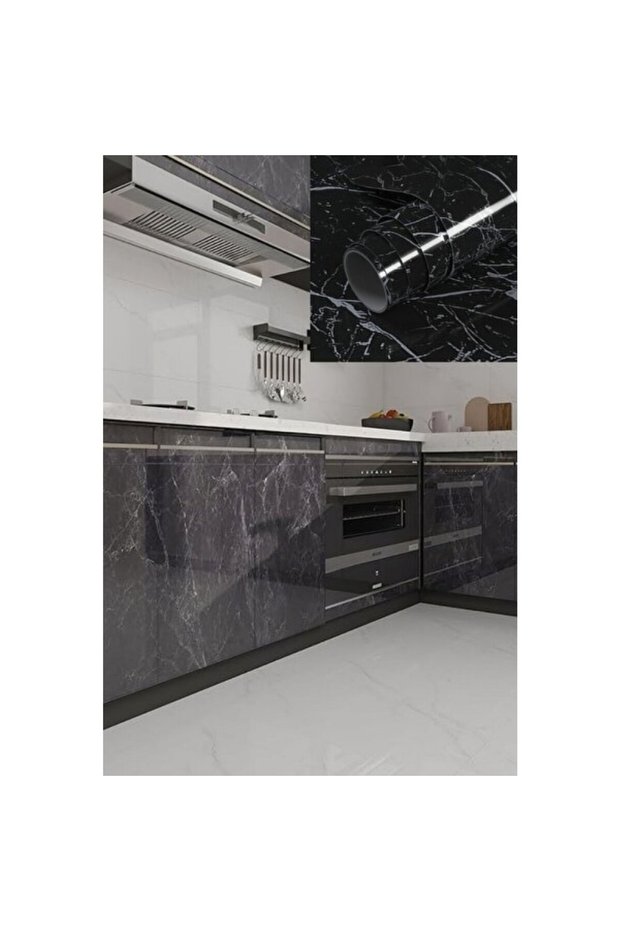 60X500 cm Marble Pattern Adhesive Foil, Kitchen, Bathroom and Furniture Decoration