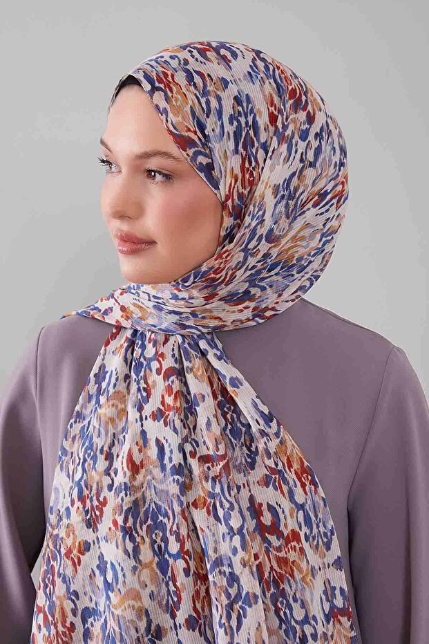 Mink Batik Pattern Cotton Shawl - 2