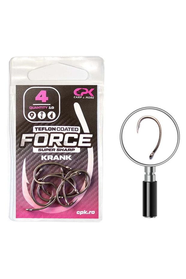Cârlige Force Teflon Krank Nr.10