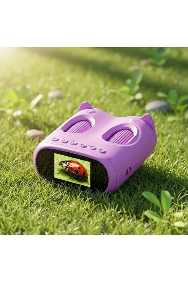 Purple 2 In 1 Digital Microscope Telescope for Kids - 1000X Magnification 1080P HD Camera