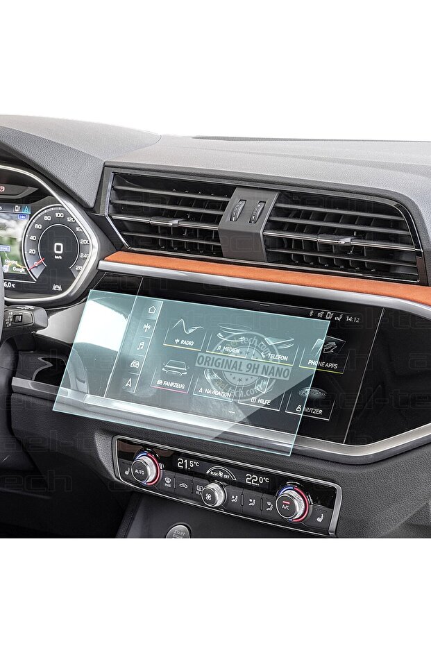 Audi Q3 Compatible Navigation 9H Nano Screen Protector 2015-2019