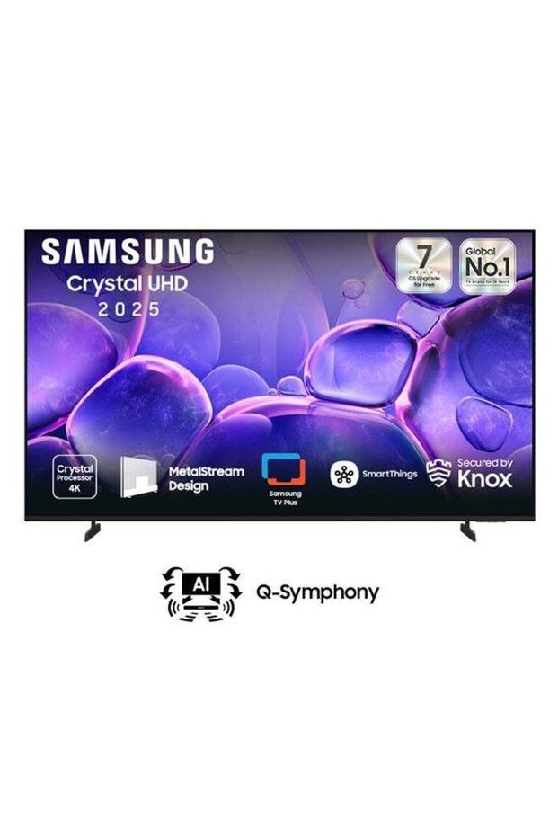 85 Inch UHD TV, 4K Upscaling, Operating System Tizen, 60Hz, Secured by Knox, Free Contents by TV Plus, Model Year 2025 - UA85U8000FUXSA Black