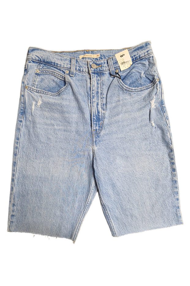 Denim shorts - 2