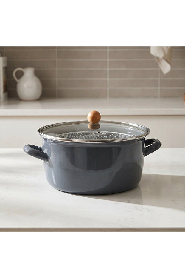 Lumino Frying Pan Gray 22cm
