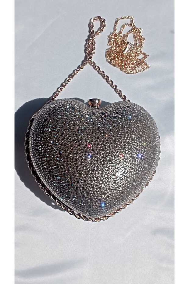 Heart Stone Evening Dress Bag Heart Evening Bag Heart Evening Dress Bag