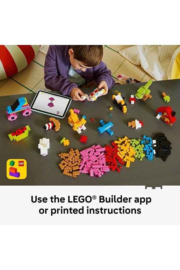 Classic Creative Colourful Bricks, 820 Pieces - 6