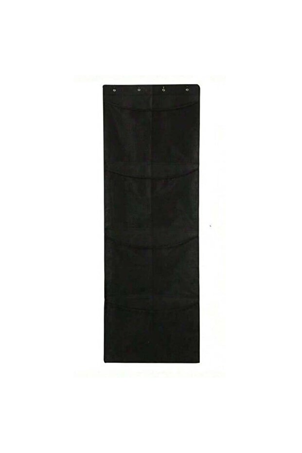 L black Grid Storage Bag, Large Capacity Hanging Storage Bag, Door Storage Bag, Plush Toy and Other