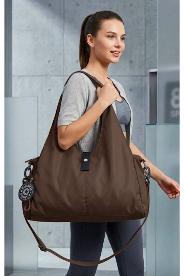 Large Size Lightweight Fabric Sports and Travel Bag - Crossbody Casual Shoulder Bag