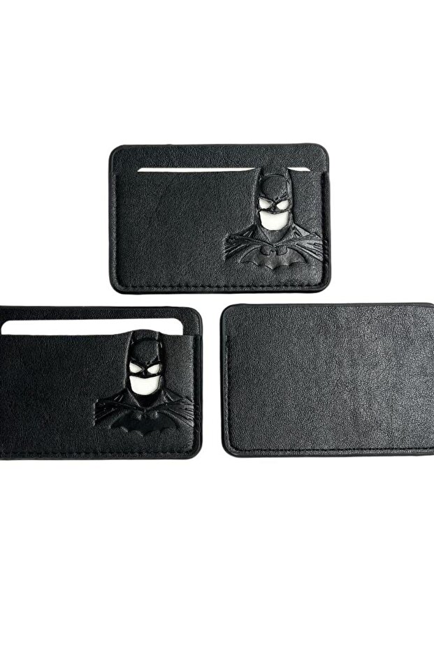 JETTING Creative Hero Mask Slim Leather Card Holder - ID Wallet Case for Dad Husband Anniversary Bir