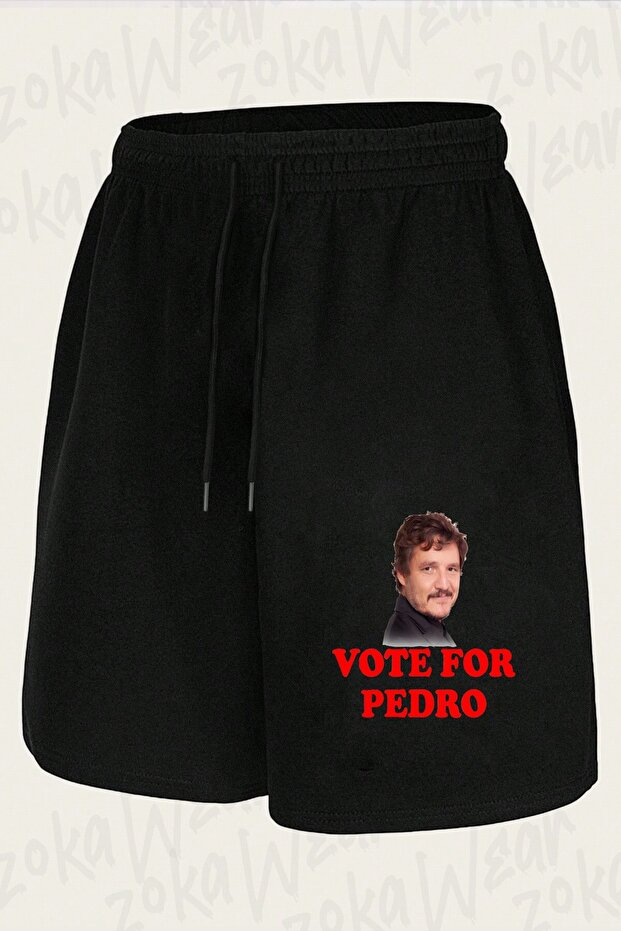 شورت مطبوع بتصميم Vote For Pedro Pascal للجنسين