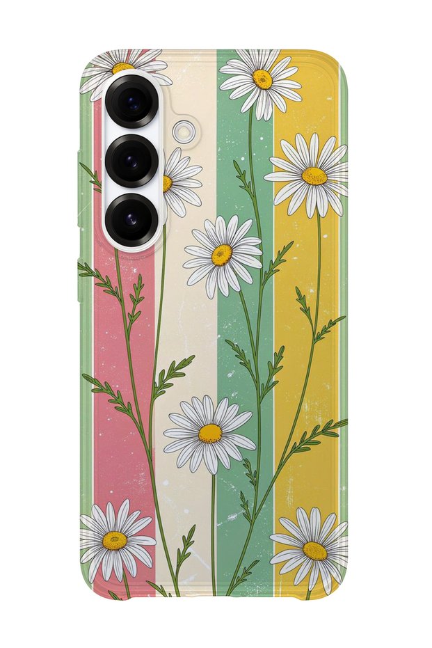 Samsung Galaxy S23 Plus Compatible Printed Transparent Phone Case | Collection: Pastel Flowers