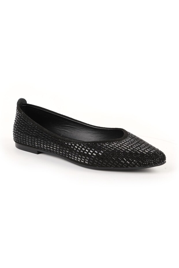 Women's Babet Stone Sparkling Evening Dress Slip-On Black L080.84