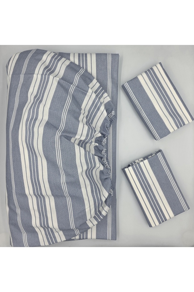 100% Cotton Fabric Elastic Bed Sheet+Pillowcase for Padded Beds Corner Depth 28-30 cm Soft Fabric New Season