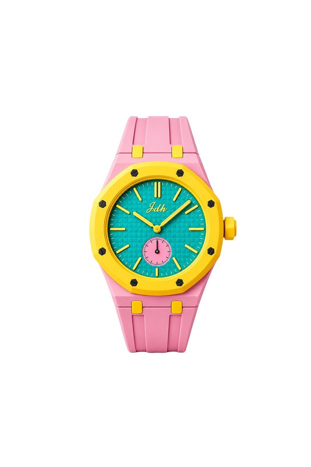 Unisex Silicone Cord Wristwatch | Women's Men's Sports Watch | Colorful Modern Design | Daily Stylish Wristwatch