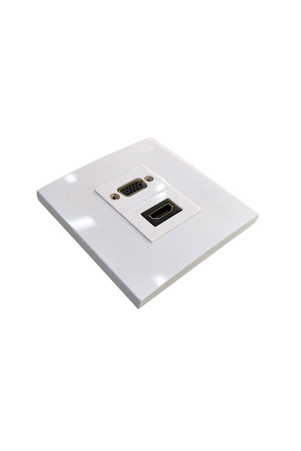 مقبس HDMI VGA مدمج في الجدار، مقبس ثنائي VGA-HDMI