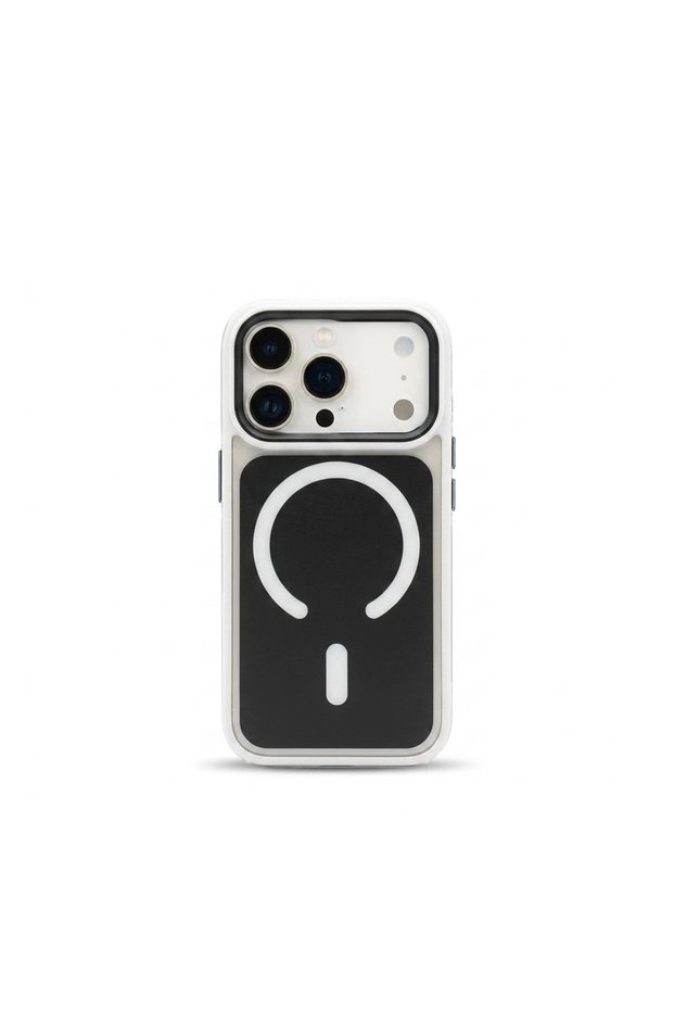 iPhone 15 Magsafe Compatible Premium Silicone Case with Transparent Edges – Shock-Absorbing Protection