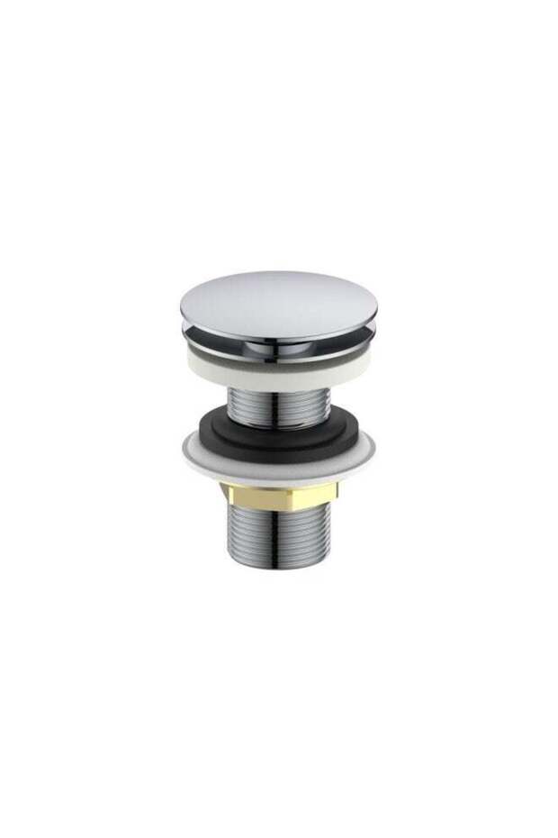 Milano Push Type Long Pop-Up Waste Without Overflow 102mm G1/4' - Chrome