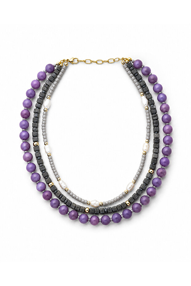 Multiple Bead Necklace