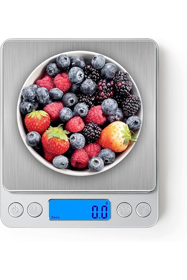 Mini Digital Scale 2000G/0.1G - Portable LCD Electronic Kitchen Weighing Scale