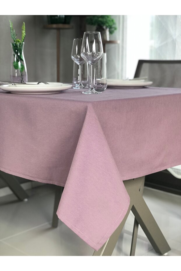 American Service, 130 X 230 Dried Rose Tablecloth
