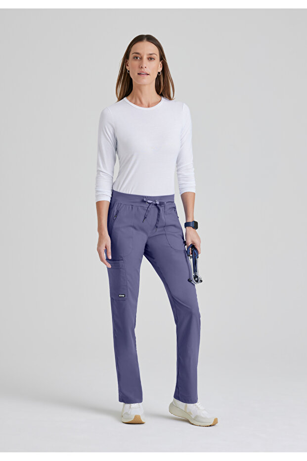 7228 Elevate Women's Scrubs Pants – Imported, Moisture-Wicking, Soft Textured Doctor/Nurse Single Bottom