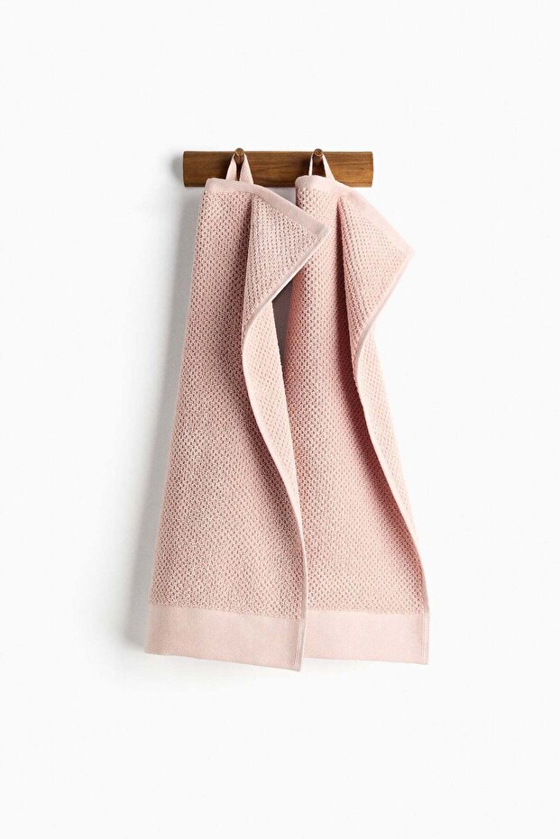 2-pack cotton terry guest towels