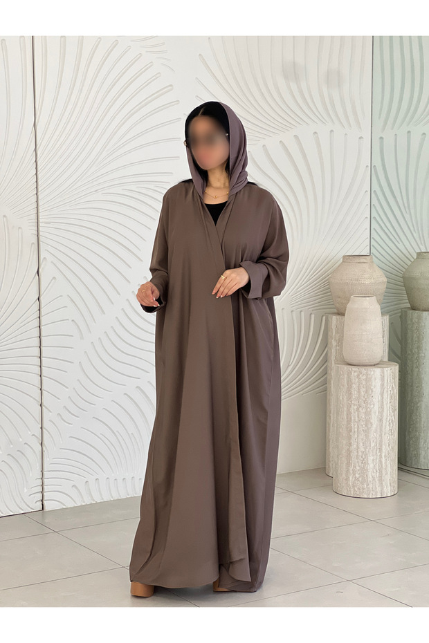 عباية ترف لمسة حرير كلوش نص فراشة