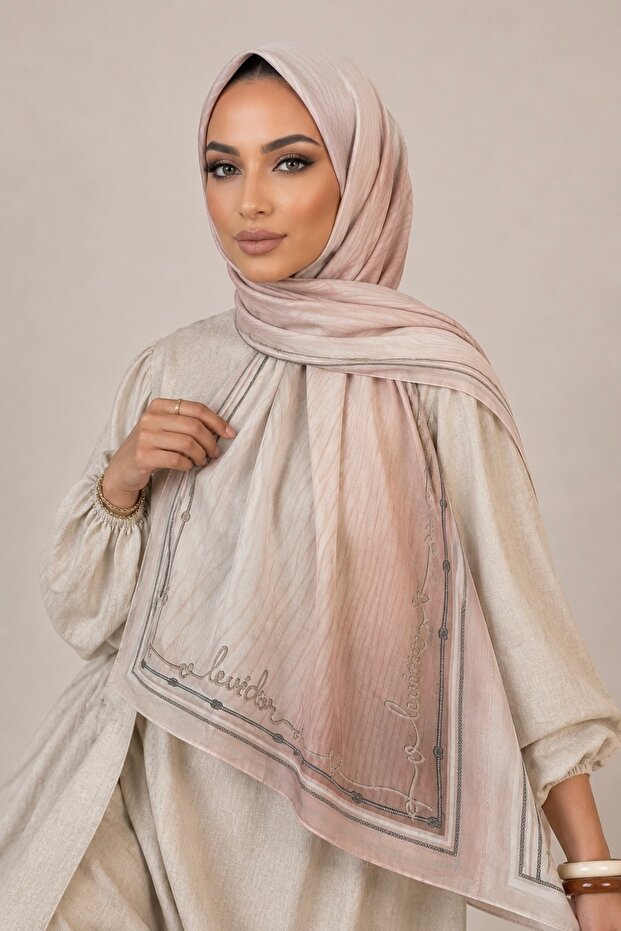 Powder Patterned Cotton Shawl