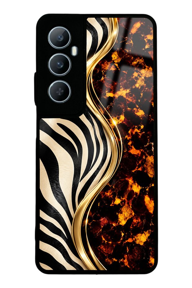 Realme C65 Noir Safari Design Glossy Phone Case