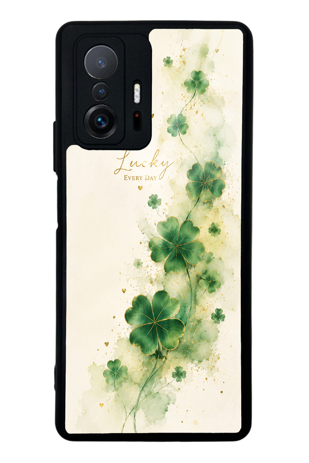 Xiaomi Mi 11t Lucky Clover Whisper Design Glossy Phone Case