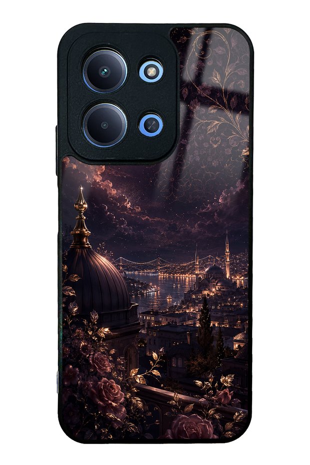Xiaomi Redmi 15C Rosewood Bosphorus Night Design Glossy Phone Case