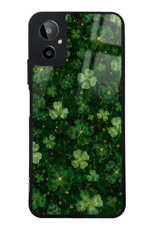 Gm 23 Se Emerald Lucky Clover Design Glossy Phone Case