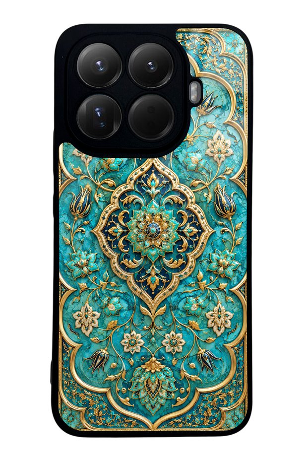 Xiaomi Mi 15t Pro Turquoise Ottoman Jewel Design Glossy Phone Case
