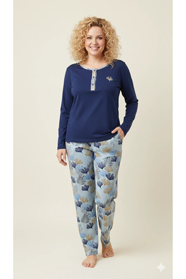 Limissi Viscosa Bottom Patterned Pajama Set
