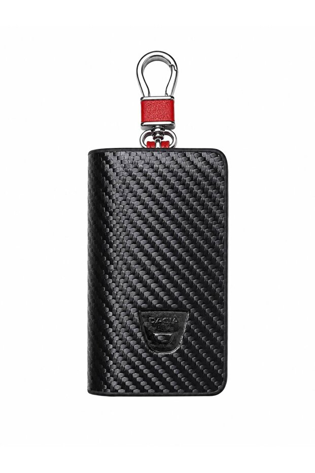 Dacia Leather Zippered Keychain Stylish Quality Accessory Bag Car Car Keychain