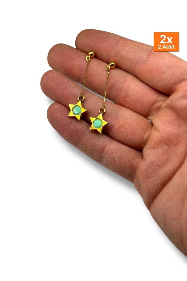 أقراط مصنوعة يدويًا بتصميم خاص كهدية