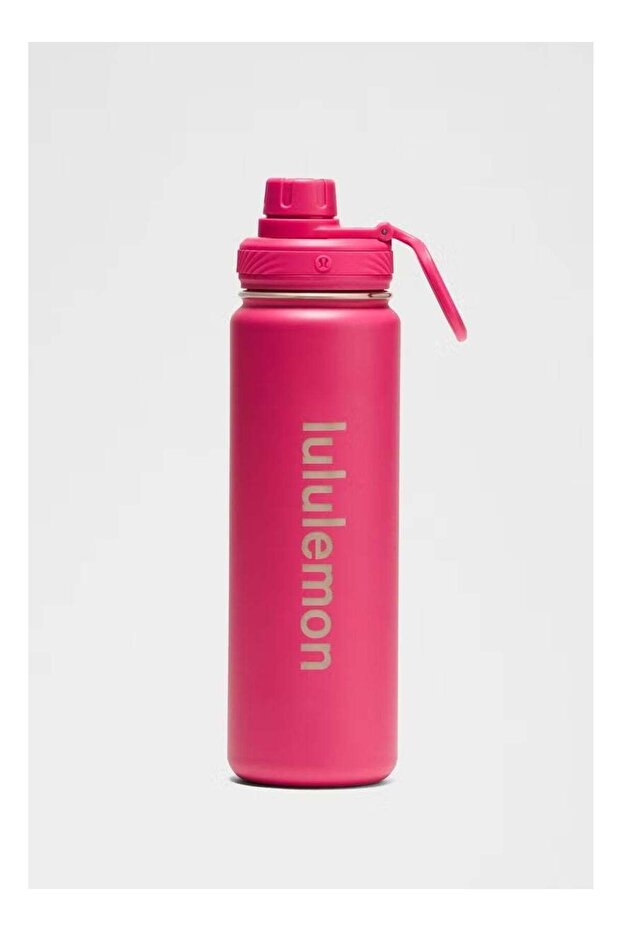 stainless steel sports vacuum insulated water bottle, suitable for holding water, iced tea, hot tea, etc., with a capacity of 710 milliliters