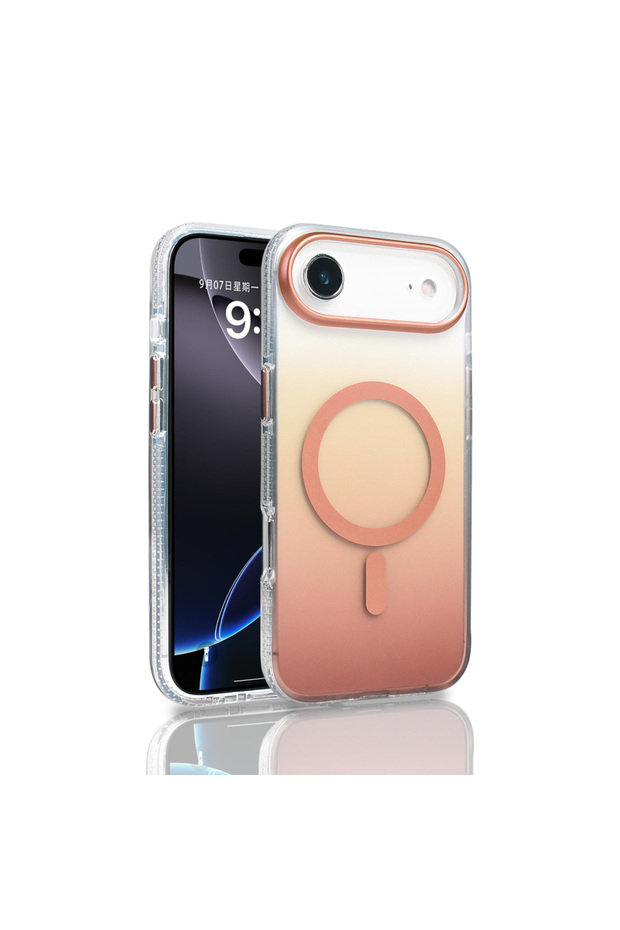 iPhone 17 Air Case Color Transition Magsafe Camera Raised Silicone Lckc