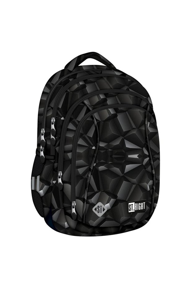 Rucsac ergonomic St.Right Dark Abstract BP04, 4 compartimente